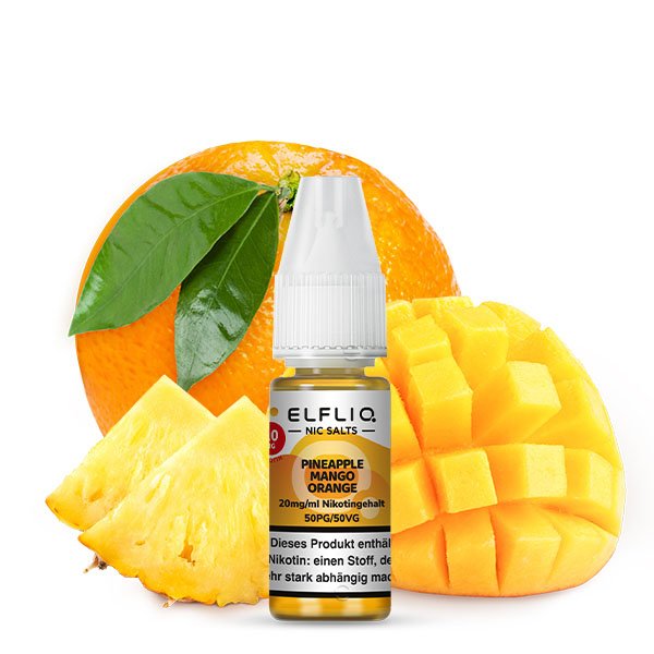 Elfliq by Elfbar Pineapple Mango Orange Nikotinsalz Liquid 10ml