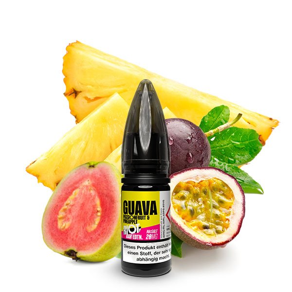 Riot BAR EDTN Guave, Passionfruit & Pineapple NicSalt 10ml