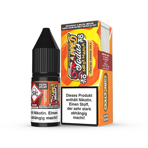 Strapped Soda Mezz Mania NicSalt 10ml Liquid