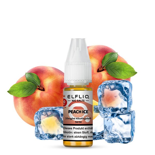 Elfliq by Elfbar Peach Ice Nikotinsalz Liquid 10ml