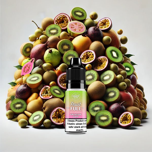 Dinner Lady Fruit Full Kiwi Passion Guava Nikotinsalz Liquid