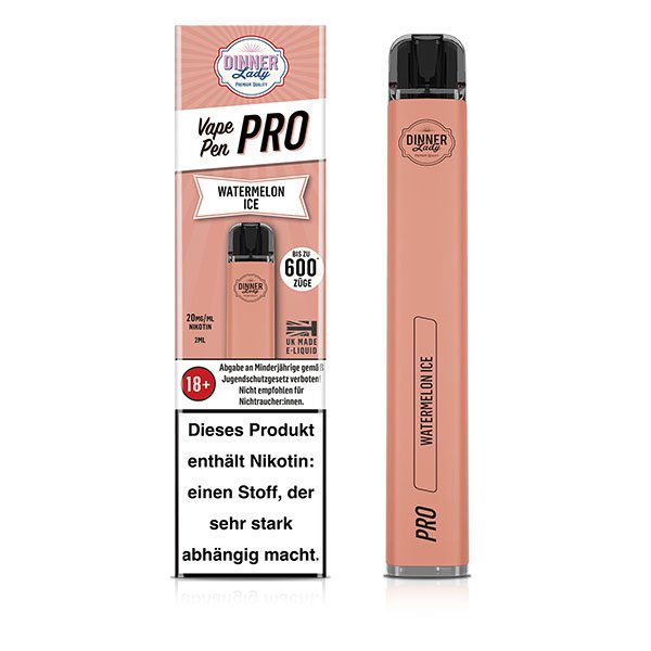 Dinner Lady Vape Pen Pro Watermelon Ice 20mg/ml