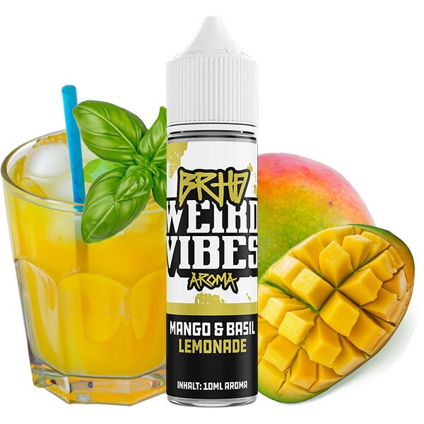 BRHD Weird Vibes Mango & Basil Lemonade 10ml Aroma