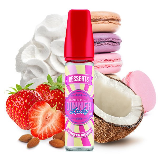 Dinner Lady Strawberry Macaron 20ml Aroma