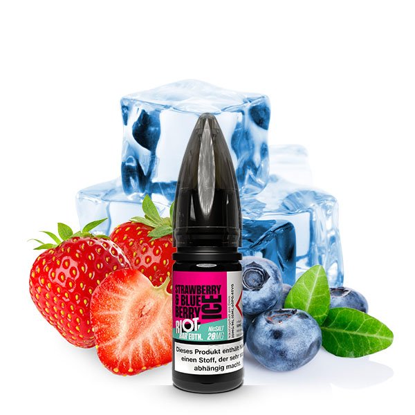 Riot BAR EDTN Strawberry Blueberry Ice NicSalt 10ml