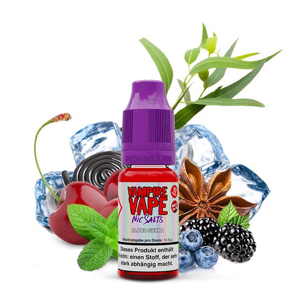 Vampire Vape Blood Sukka NicSalt Liquid 10ml