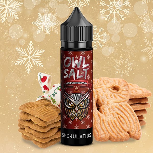 OWL Salt Weihnachtsedition Longfill Spekulatius 10ml Aroma