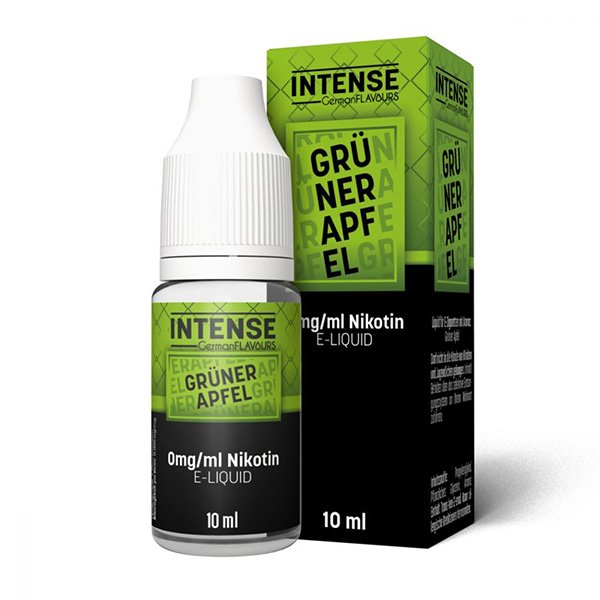 Intense Grüner Apfel 10ml Liquid ohne Nikotin