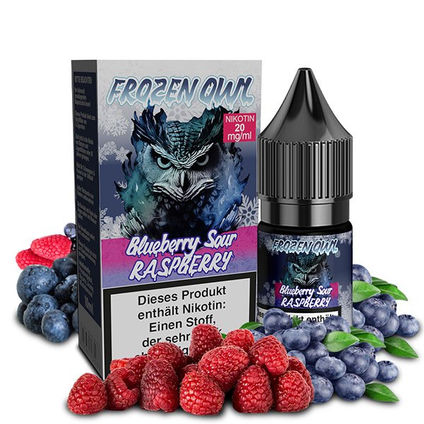 Frozen OWL Blueberry Sour Raspberry Nikotinsalz Liquid