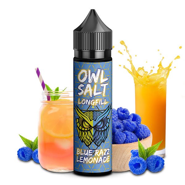 OWL Salt Longfill Blue Razz Lemonade 10ml Aroma