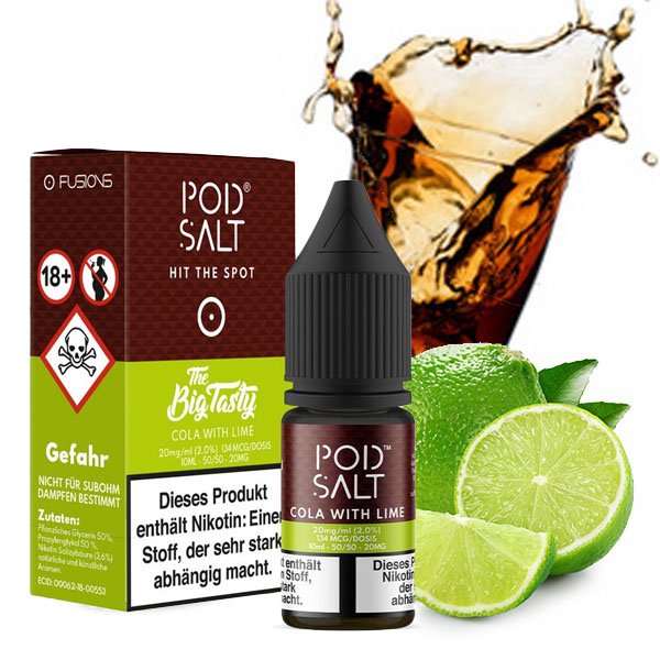 Pod Salt Fusion Cola with Lime Nikotinsalz Liquid