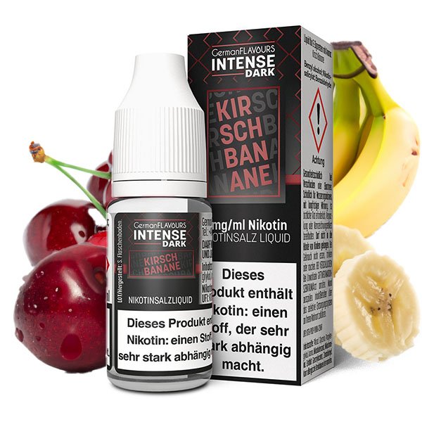 Intense Dark Kirsch Banane 10ml Nikotinsalz Liquid