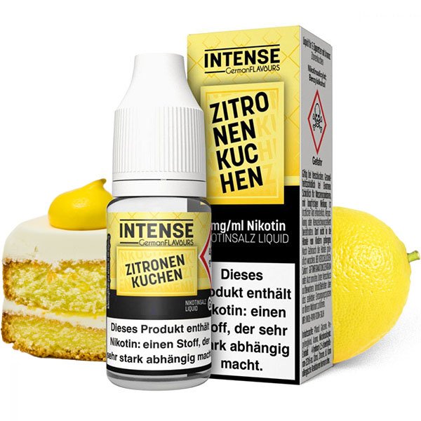 Intense Zitronenkuchen 10ml Nikotinsalz Liquid