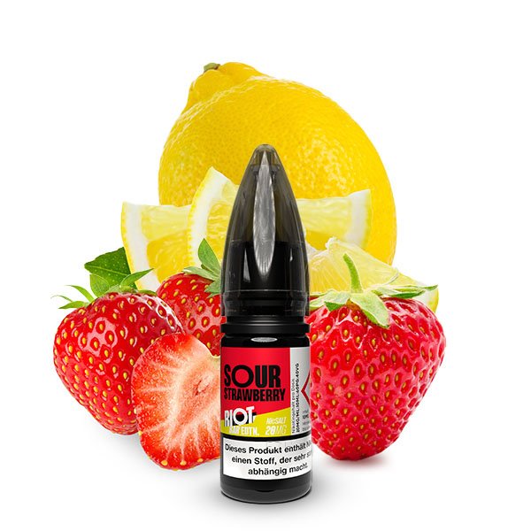 Riot BAR EDTN Sour Strawberry NicSalt 10ml