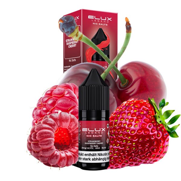 ELUX Strawberry Raspberry Cherry Nikotinsalz Liquid 10ml