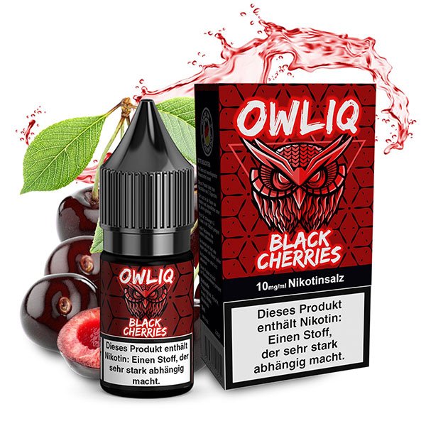 OWLIQ Black Cherries Nikotinsalz Liquid