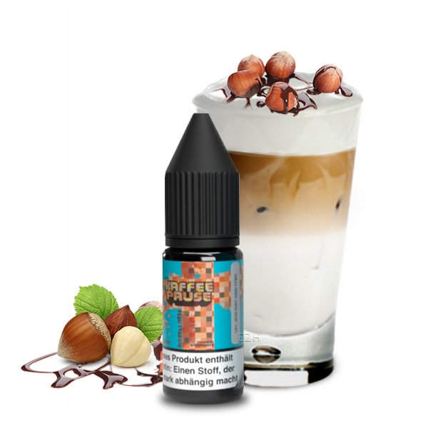 Kaffeepause by Steamshots Hazellatte NicSalt Liquid 20mg