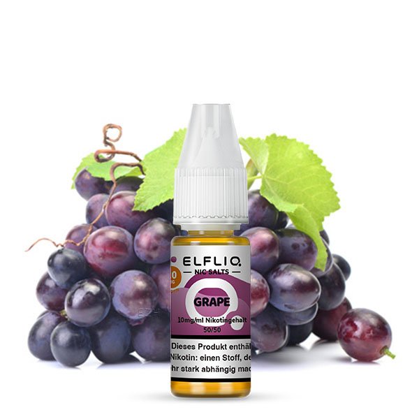 Elfliq by Elfbar Grape Nikotinsalz Liquid 10ml