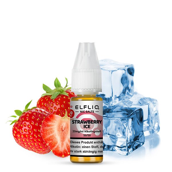 Elfliq by Elfbar Strawberry Ice Nikotinsalz Liquid 10ml