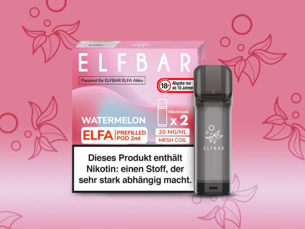 Elfbar ELFA Pods Watermelon 20mg I 2 Stk