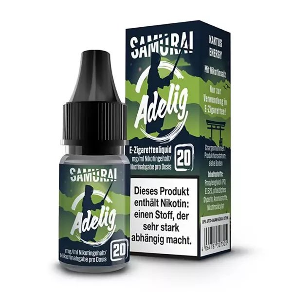 Samurai Adelig 10ml NicSalt Liquid 20mg