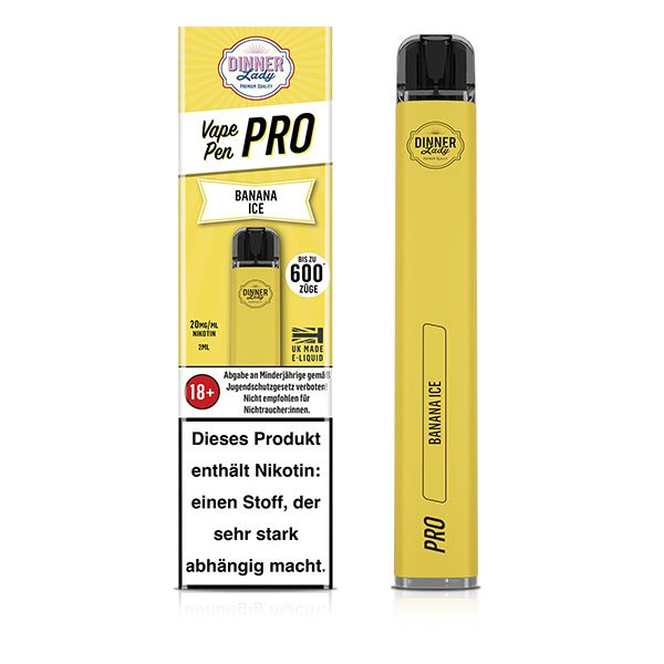 Dinner Lady Vape Pen Pro Banana Ice 20mg/ml