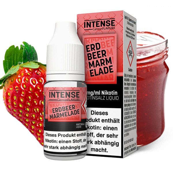 Intense Erdbeermarmelade 10ml Nikotinsalz Liquid