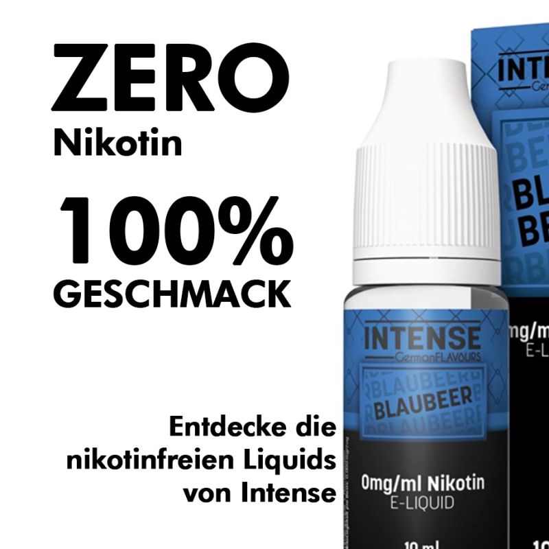 Nikotinfreie Liquids von Intense