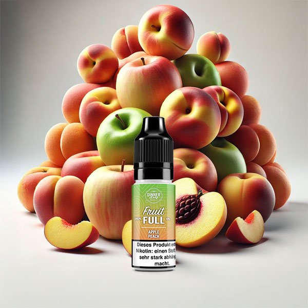 Dinner Lady Fruit Full Apple Peach Nikotinsalz Liquid