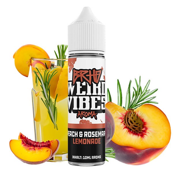 BRHD Weird Vibes Peach & Rosemary Lemonade 10ml Aroma