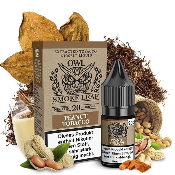 OWL Smoke Leaf Peanut Tobacco Nikotinsalz Liquid