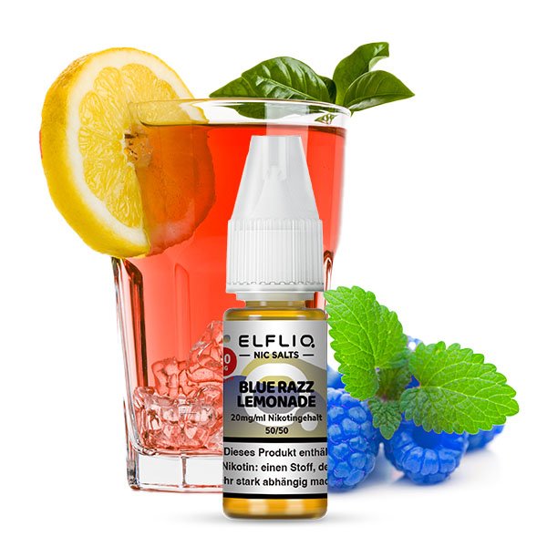 Elfliq by Elfbar Blue Razz Lemonade Nikotinsalz Liquid 10ml