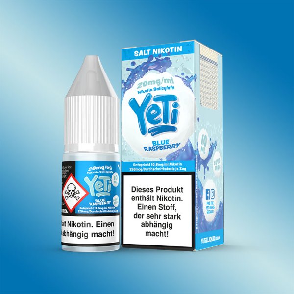 Yeti Blue Raspberry NicSalt 10ml