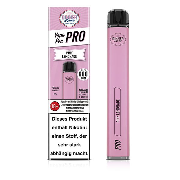 Dinner Lady Vape Pen Pro Pink Lemonade 20mg/ml