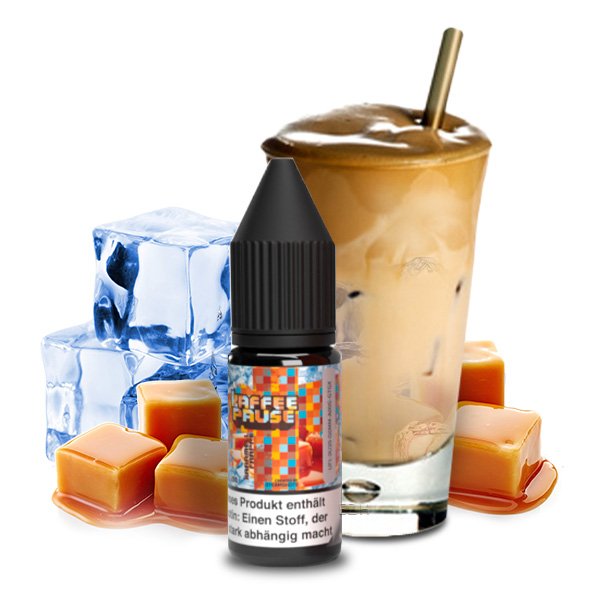 Kaffeepause by Steamshots Karamell Frappé Ice NicSalt Liquid 20mg