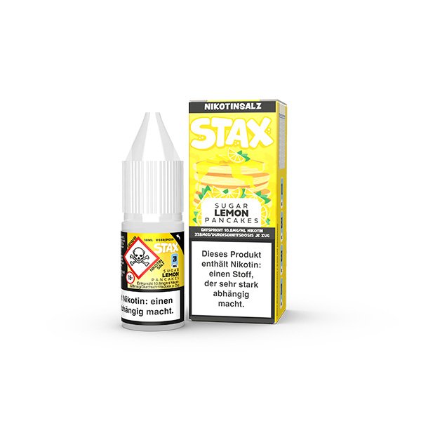 Strapped STAX Sugar & Lemon Pancakes NicSalt Liquid 10ml