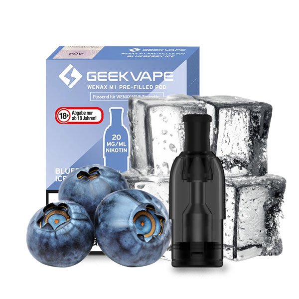 Geekvape Wenax M1 Prefilled Pods Blueberry Ice 20mg I 2 Stk