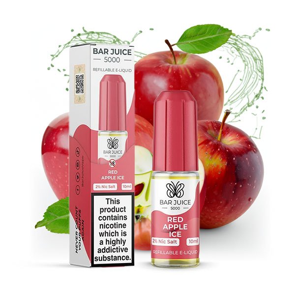 Bar Juice 5000 Red Apple Ice Nikotinsalz Liquid