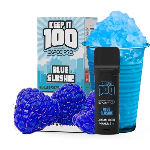 Expod Pro Pod Keep it 100 Blue Slushie 20mg