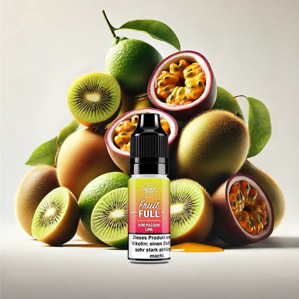 Dinner Lady Fruit Full Kiwi Passion Lime Nikotinsalz Liquid