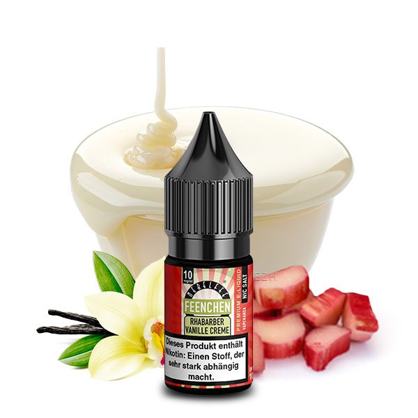 Nebelfee Rhabarber Vanille Creme Feenchen NicSalt 10ml