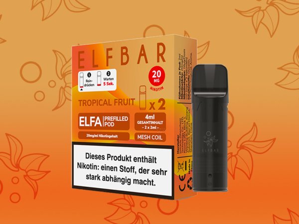 Elfbar ELFA Pods Tropical Fruit 20mg I 2 Stk