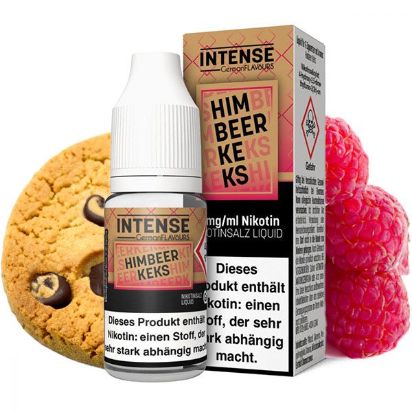 Intense Himbeer Keks 10ml Nikotinsalz Liquid