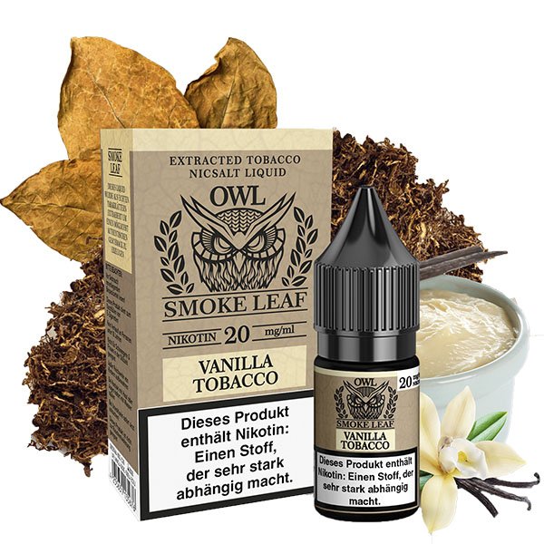 OWL Smoke Leaf Vanilla Tobacco Nikotinsalz Liquid