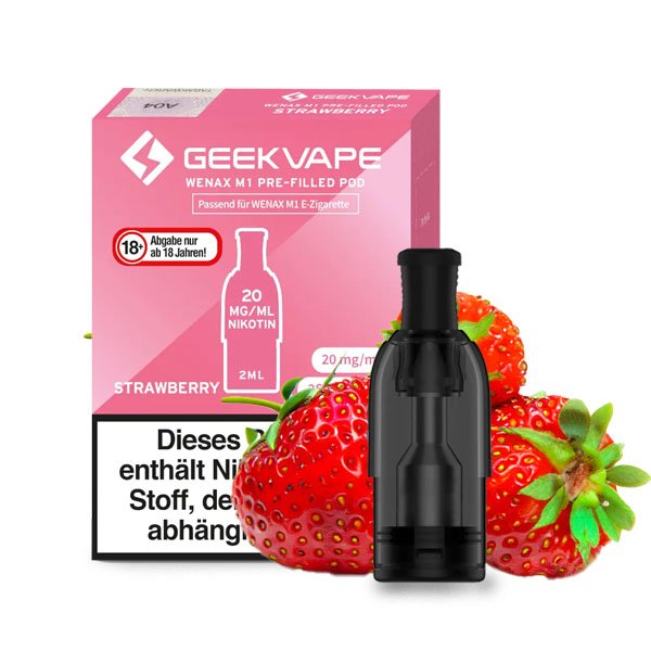 Geekvape Wenax M1 Prefilled Pods Strawberry 20mg I 2 Stk