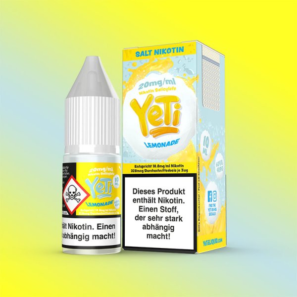 Yeti Lemonade NicSalt 10ml