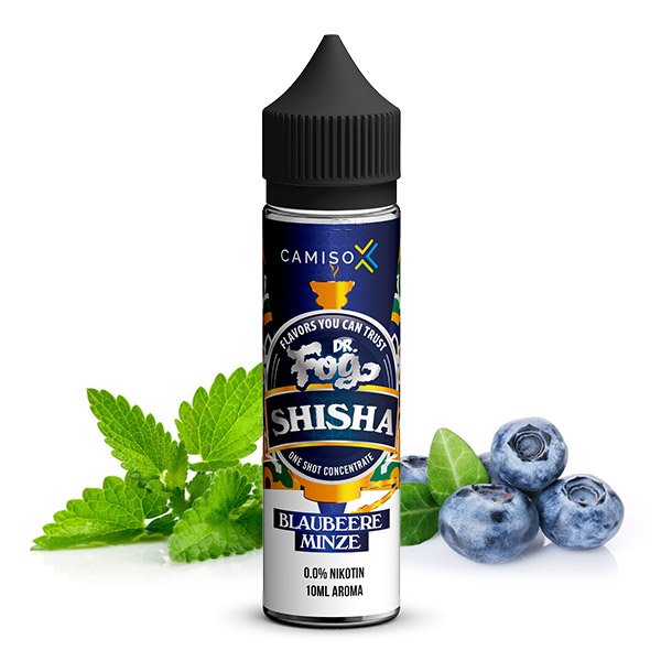 Dr. Fog Shisha Blaubeere Minze 10ml Aroma