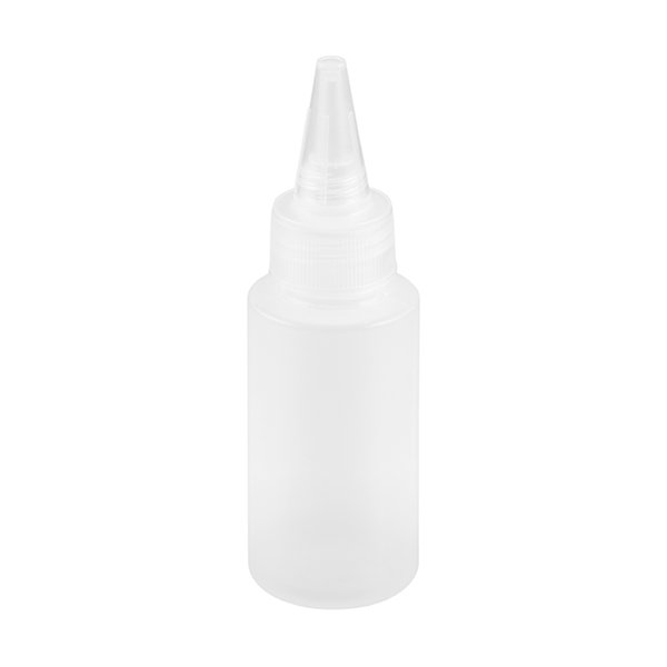 60ml Leerflasche rund mit Spitze (LDPE)