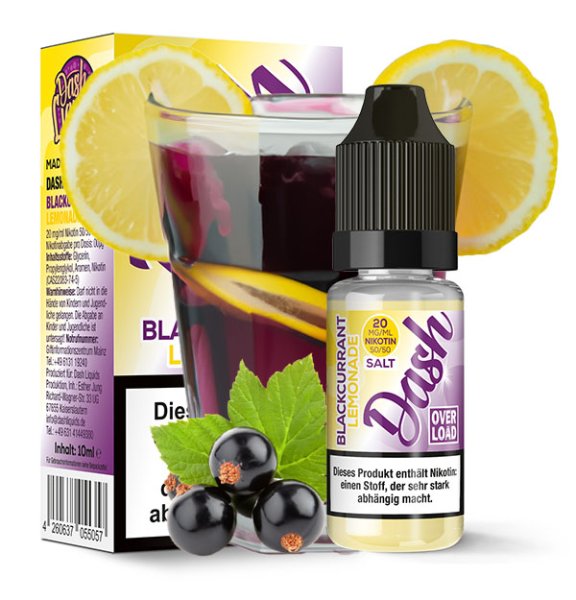 Dash Overload Blackcurrant Lemonade Nikotinsalz Liquid