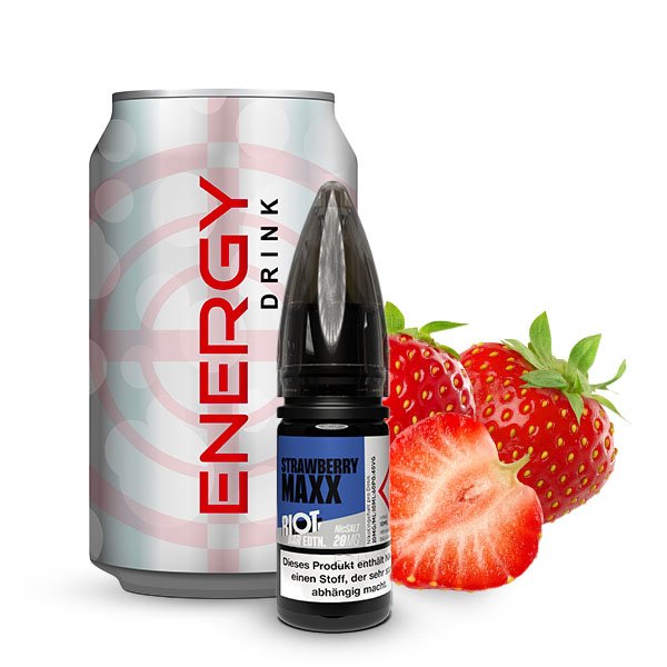 Riot BAR EDTN Strawberry MAXX Energy NicSalt 10ml